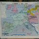 Ancient school map of Europe from 1812 to 1815 - No.228 /229