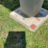Cement and mosaic garden table from the 1960s