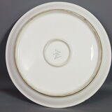 Flat porcelain beautiful floral decoration brand apocrypha of Sèvres BS