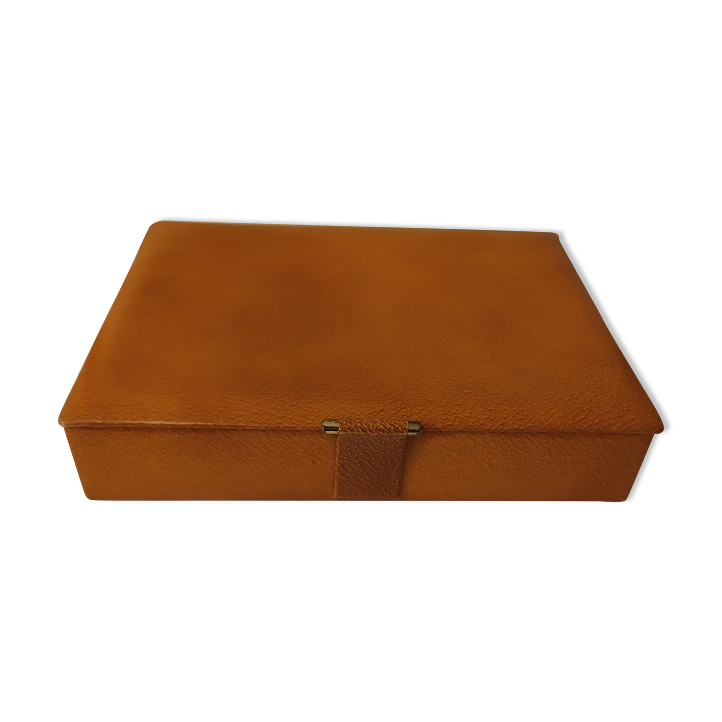 Antique leather box the tanner