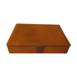Coffret cuir ancien