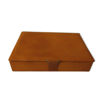 Antique leather box the tanner