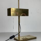 Brass Bauhaus Art Deco architectural Marcel Breuer style desk or table lamp