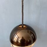 Mid-century Lakro space age dome pendant lamp