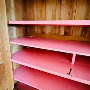Buffet vaisselier en merisier blond