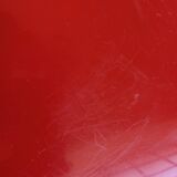 Side table, red bedside table Artemide Giano Giano by Emma Gismondi.