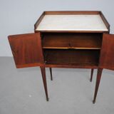Bedside mahogany end XVIII