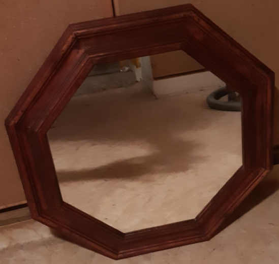 Vintage mirror 53x53cm