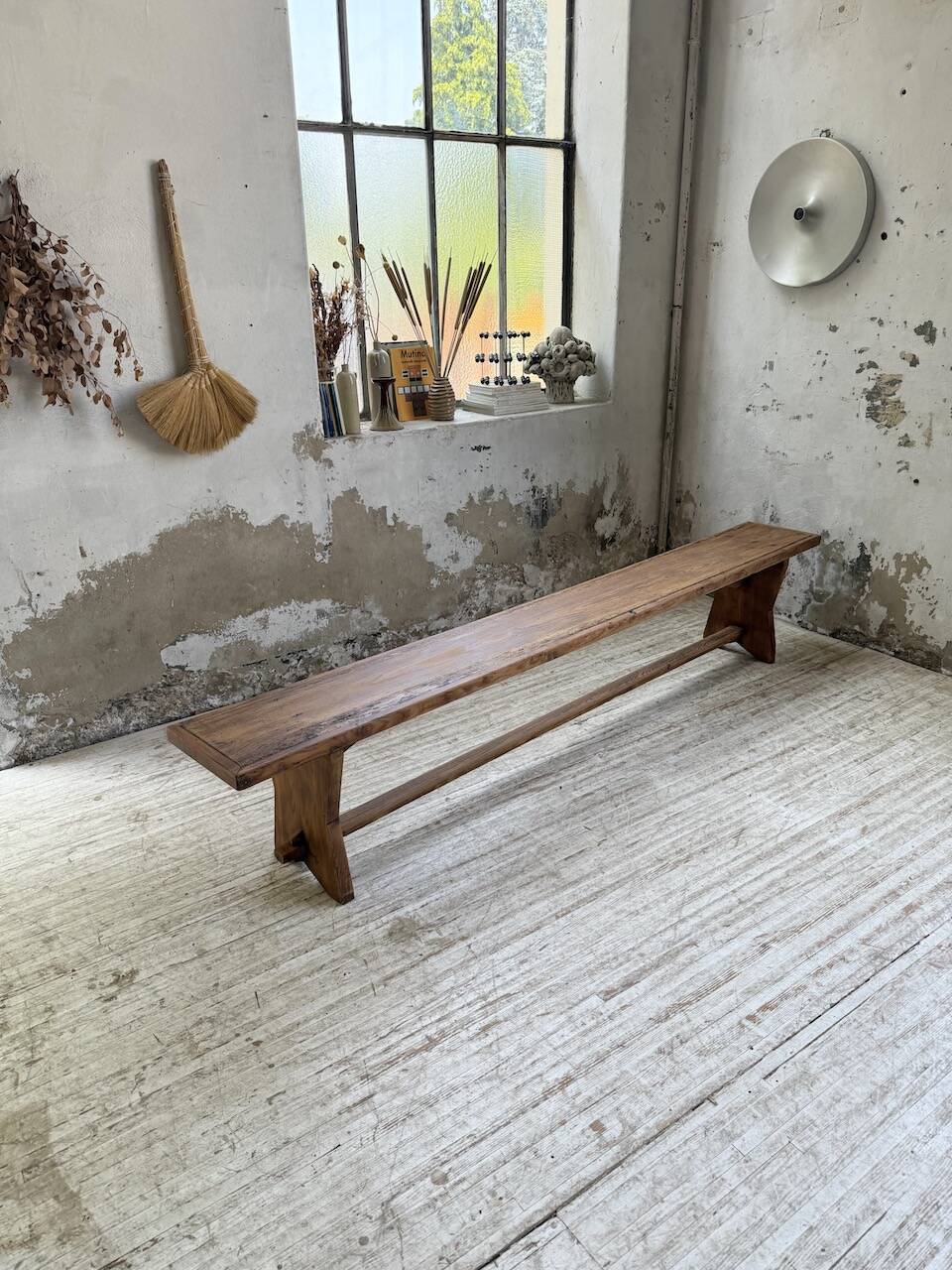 2.5m XL pine farm bench