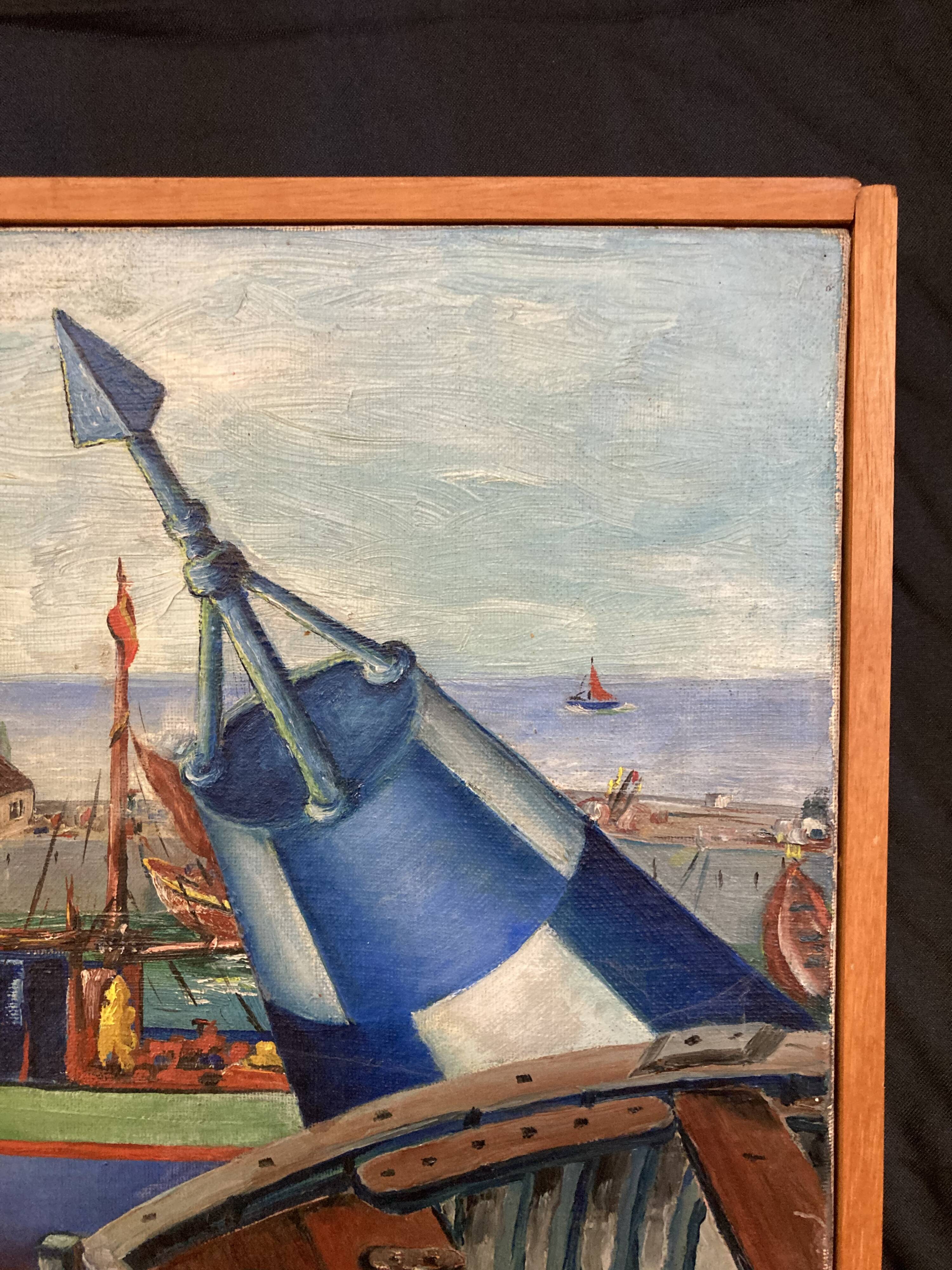 Port of Belle-Île-En-Mer, Citadel, oil on canvas