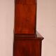 small two-body solid mahogany desk from the early 19th century with writing surface