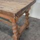 Table de ferme en chêne massif de style Louis XIII