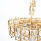 Lustre 7 feux d'exception - haut de gamme Palwa – Laiton doré à l'or f