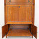 Solid wood bar cabinet, Louis XVI style – mirror and shelf