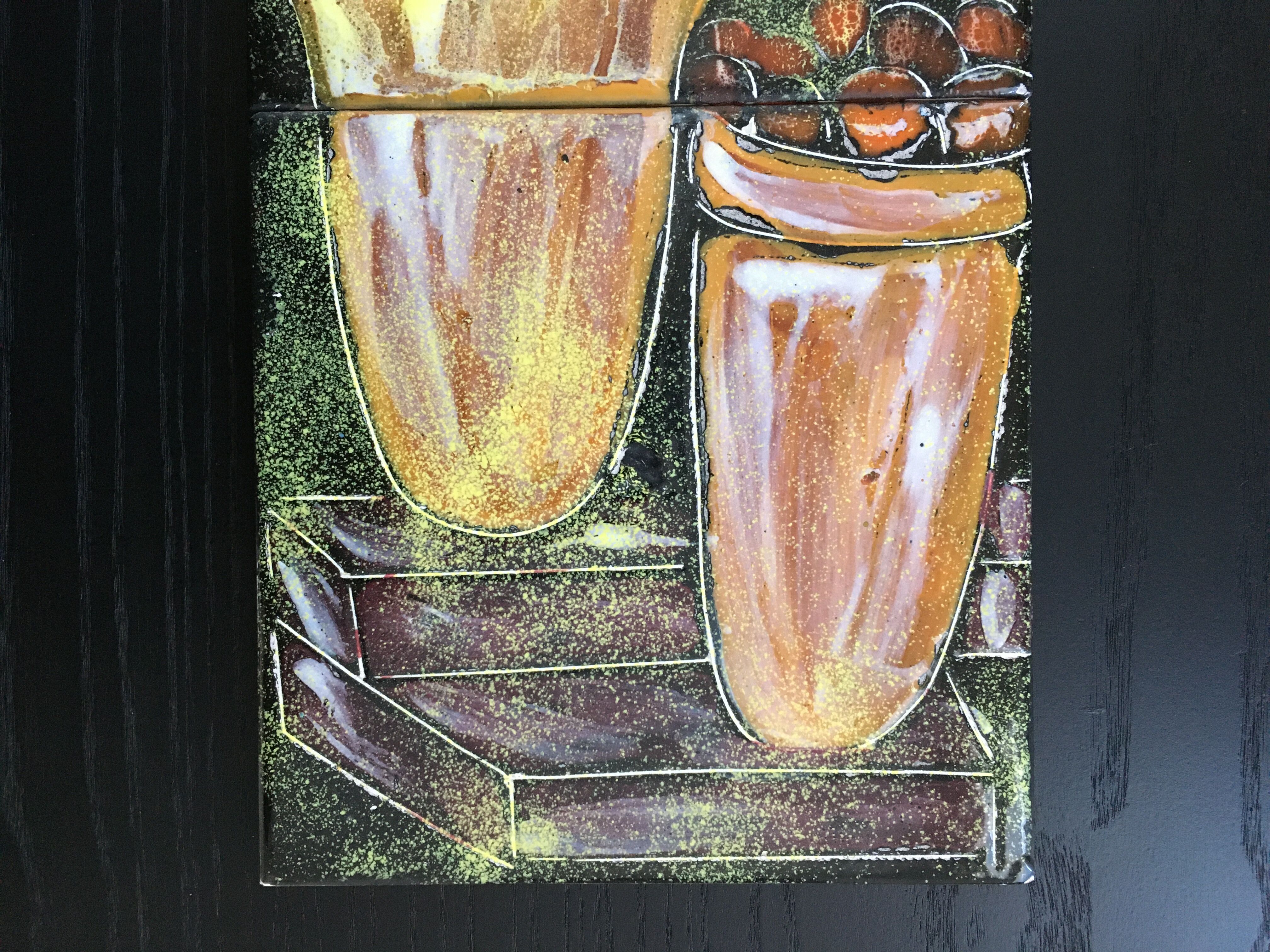 Ceramic decorative panel