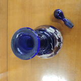 Carafe à liqueur bleue émaillée