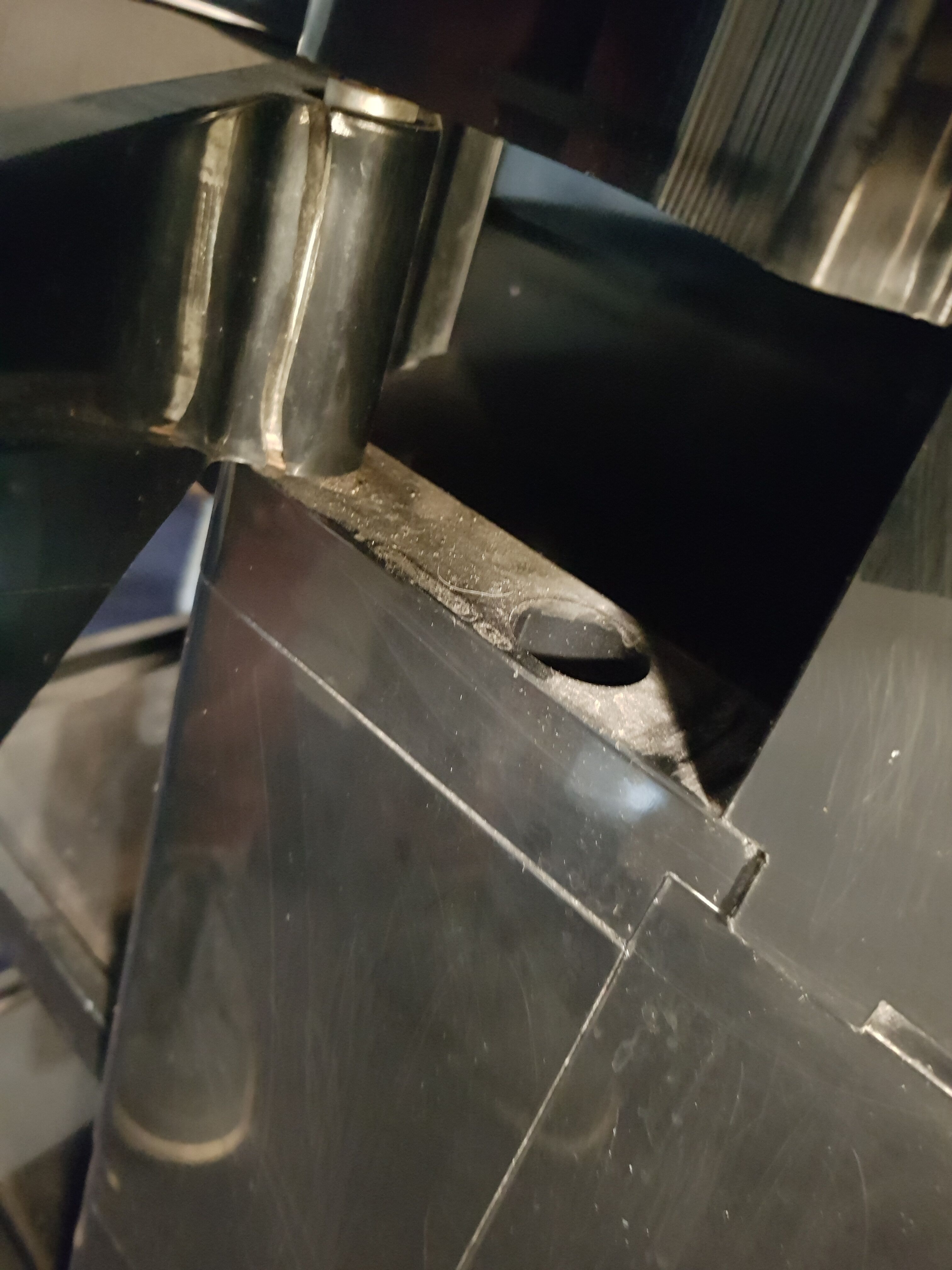 Joe Colombo black serving table