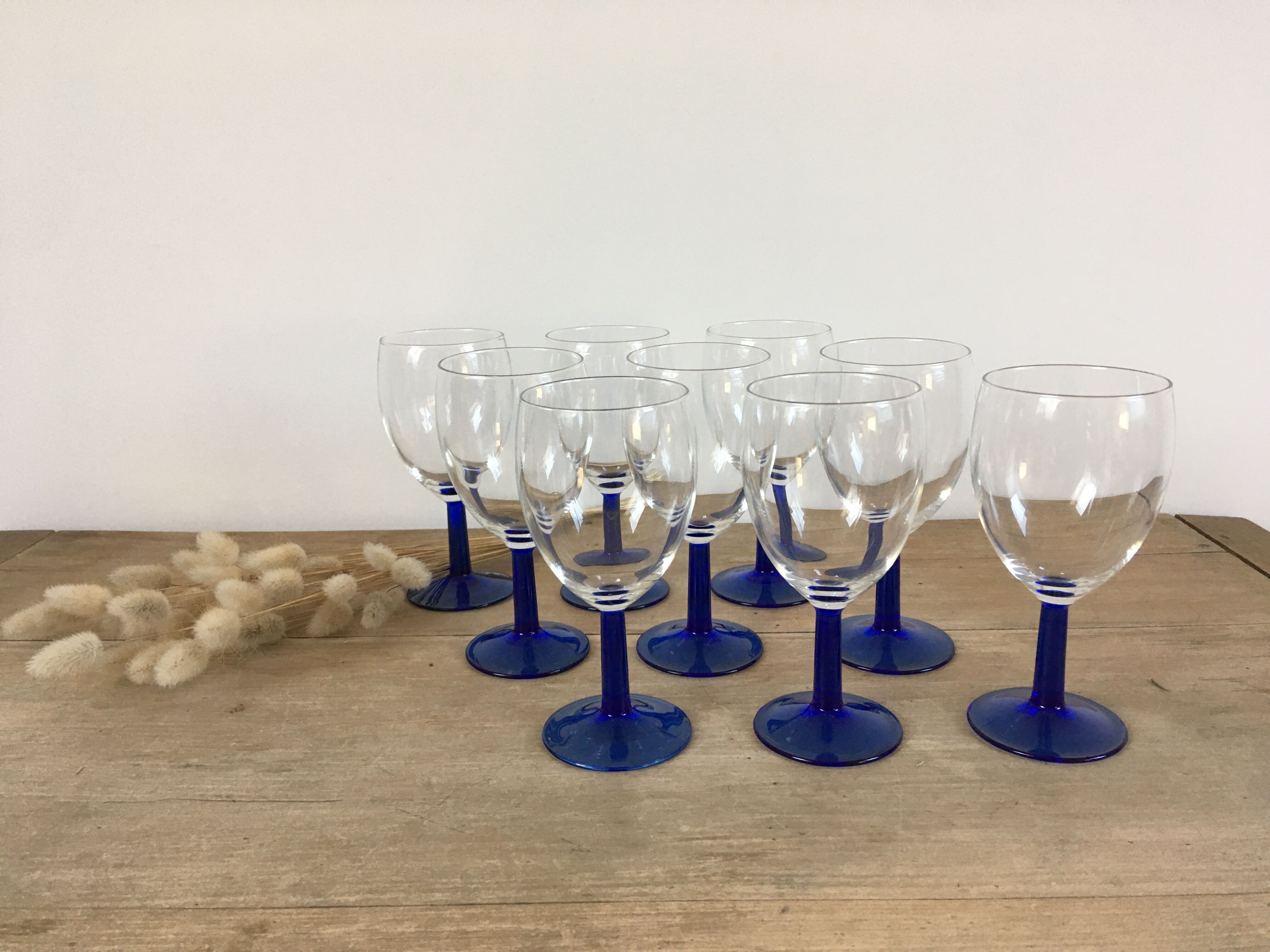 Blue foot glasses