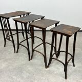 Nest tables Secession No. 958 by Siegel or Kolo Moser, produced by J&J Kohn.