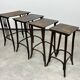 Nest tables Secession No. 958 by Siegel or Kolo Moser, produced by J&J Kohn.