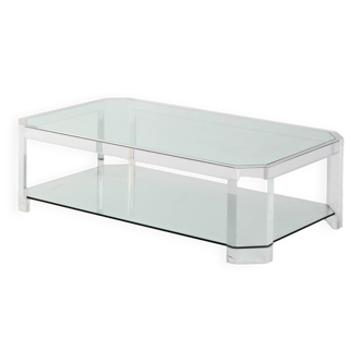 Table basse attribuée David Lange, 1970s