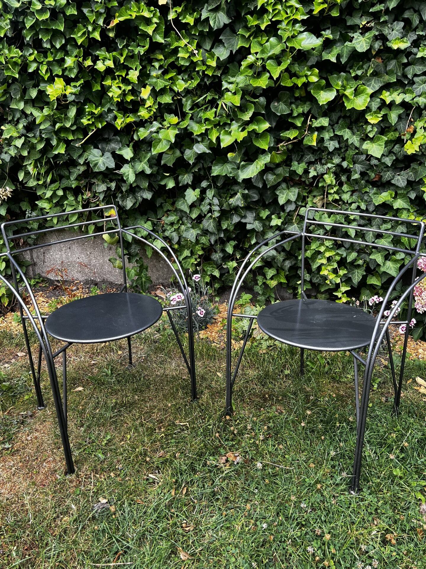 Suite de 4 fauteuils "Lune d'Argent" – Pascal Mourgue – Fermob