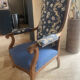 Voltaire armchair 19th century Restoration