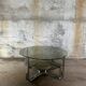 Smoked glass coffee table