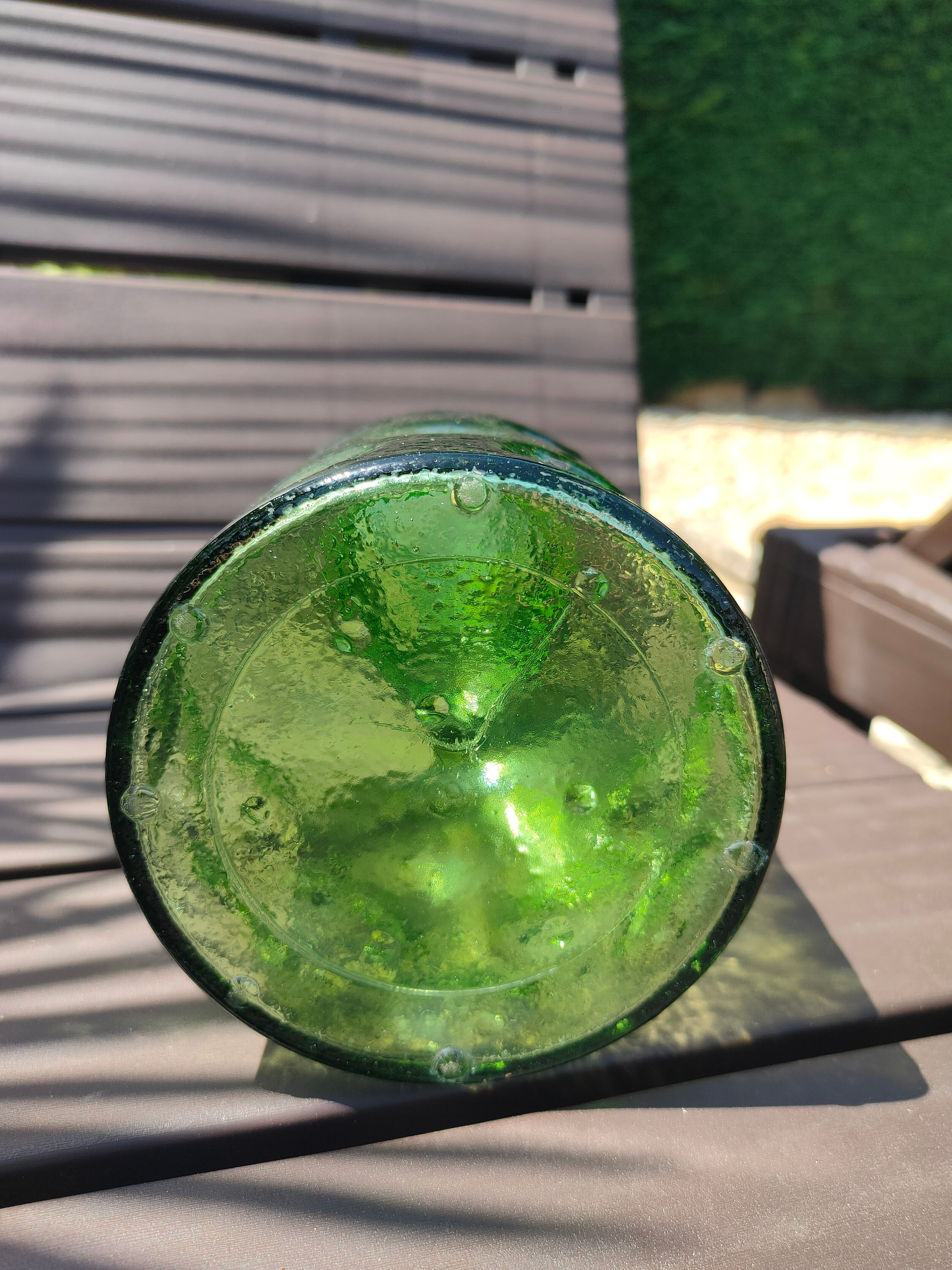 Bouteille en verre vintage