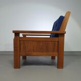 2 brutalist lounge chairs - 1960s