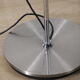 Vintage chrome metal floor lamp - 1970