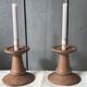 Pair of designer candlesticks