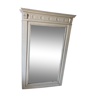 Large old mirror "in its juice" 89x155cm