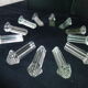 Set of 12 antique glass knife holders art deco style