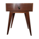 Wooden bedside table compass foot
