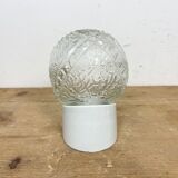 Vintage White Porcelain Wall Light, 1970s