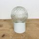 Vintage White Porcelain Wall Light, 1970s
