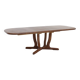 Vintage large oval extendable dining table 1960s