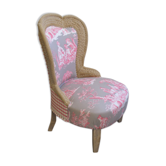 Armchair with Toile de Jouy