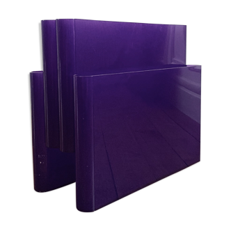 Magazine rack Kartell violet Giotto Stoppino