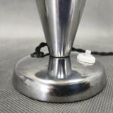 Pair Bauhaus Chrome Adjustable Table Lamps, 1930s Czechoslovakia