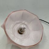 Pink opaline pendant light
