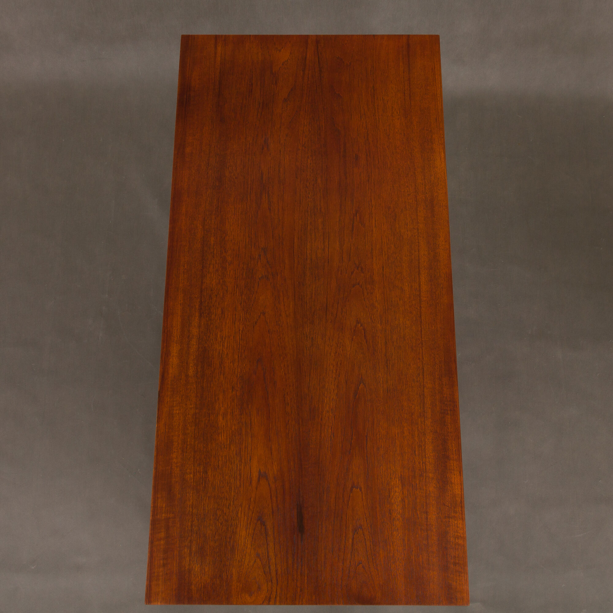 Danish teak desk with 6 drawers