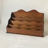 Old wooden mail door