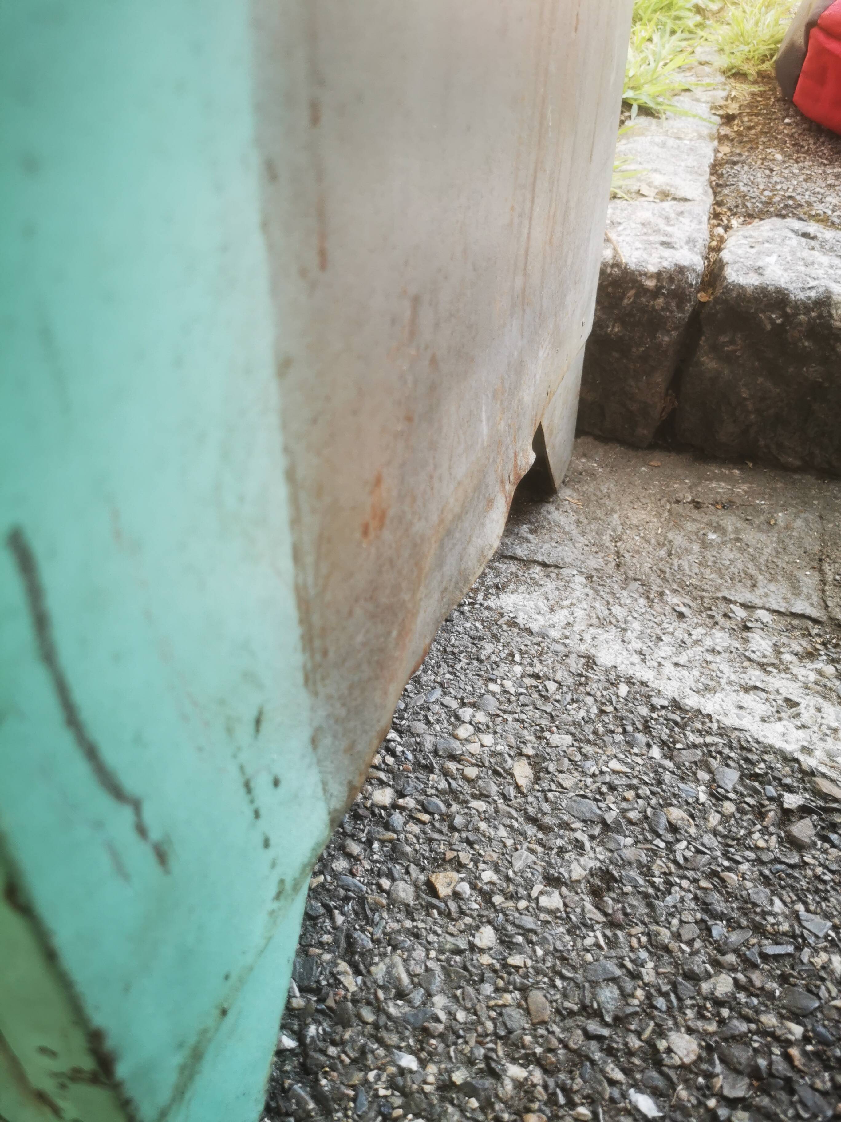 Vintage metal locker cabinet