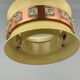 70s lamp light hanging lamp ceiling lamp metal Space Age Design VEB 60s