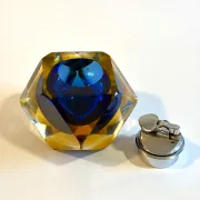 Vintage Murano Sommerso Table Lighter