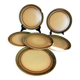 Stoneware dessert plates