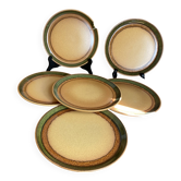 Stoneware dessert plates