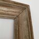 Old patinated / limed wood frame 89x76 cm